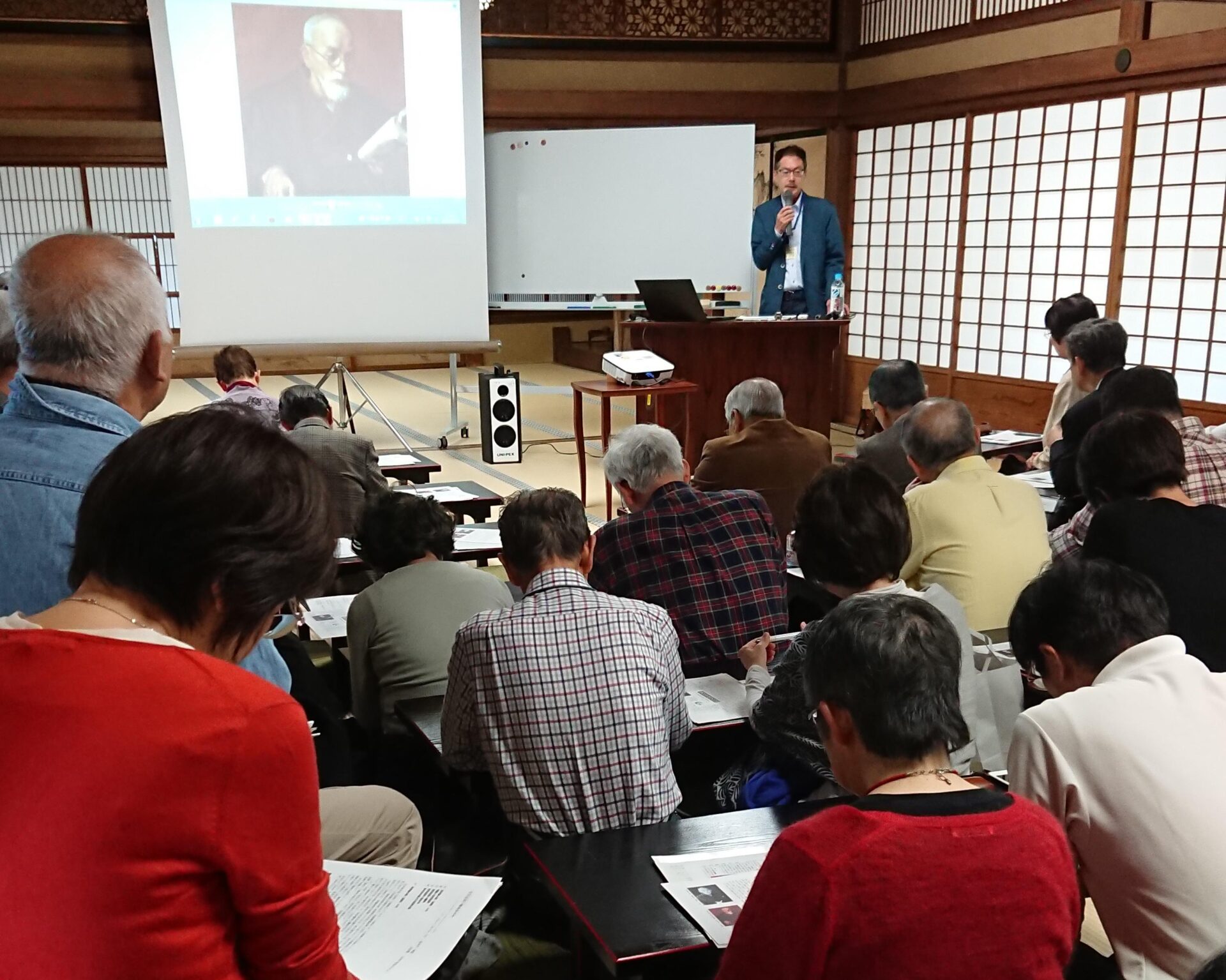 松坡文庫研究会新視点発表　「田辺松坡と鎌倉妙本寺」講演会